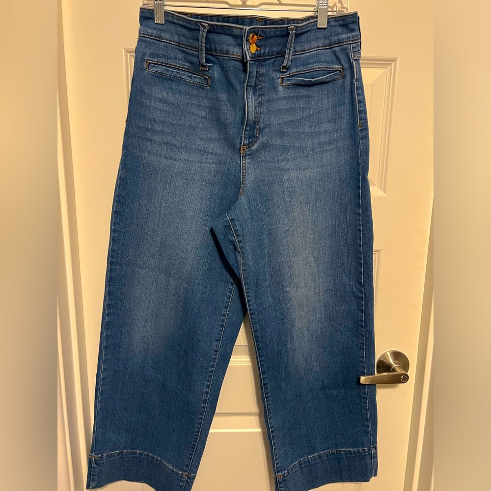 Denim, high waist pants